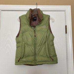 the north face 550 goose down puffer vest